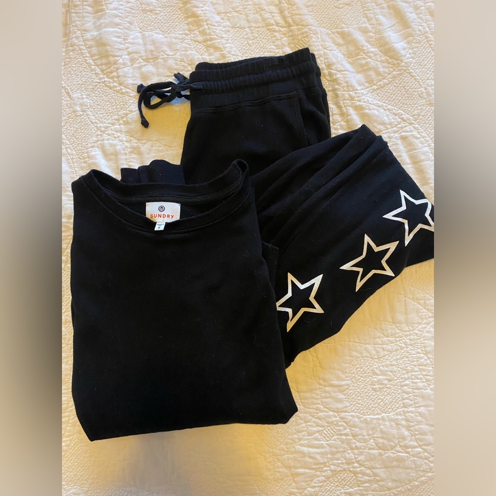 Matching star jogger set